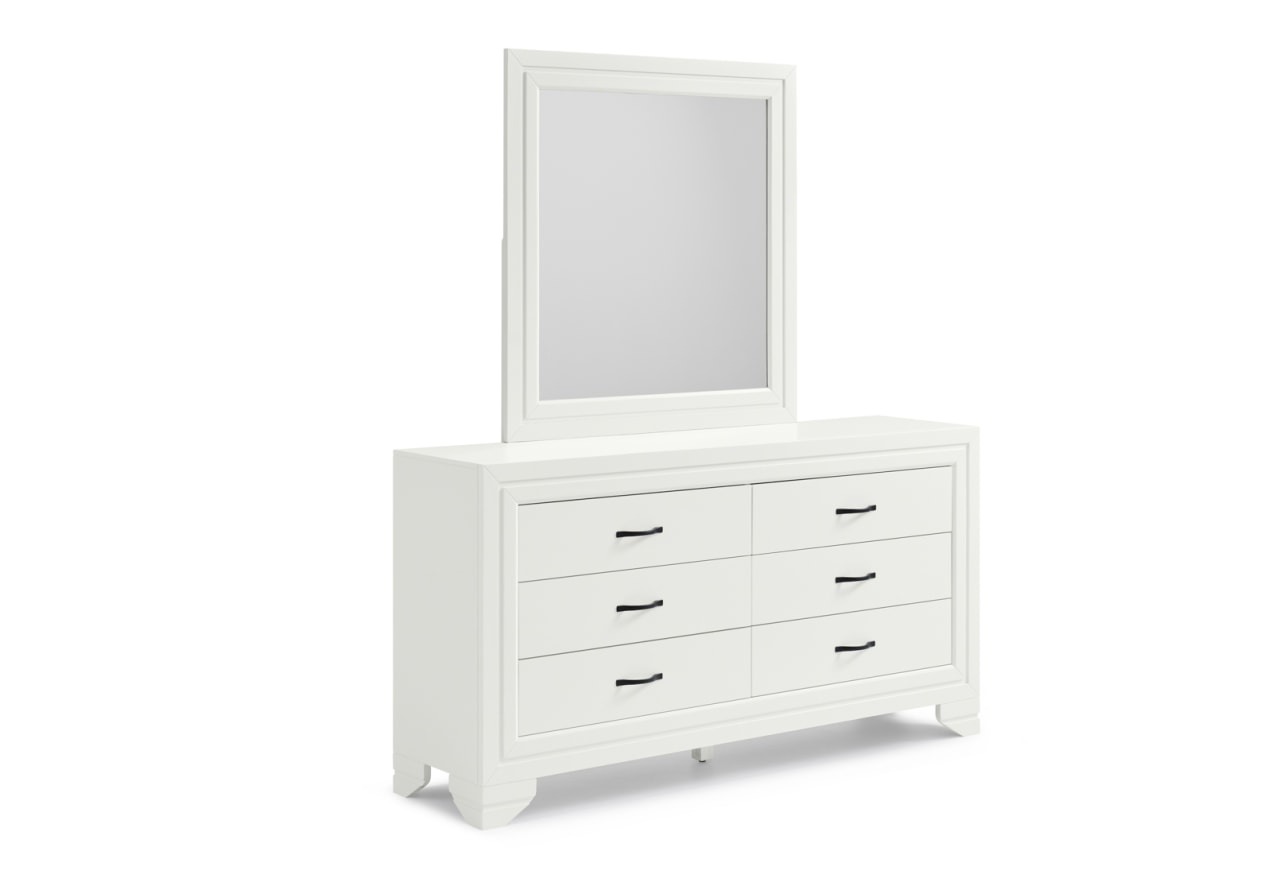 ODETTE Dresser with Mirror – image 2 of 5