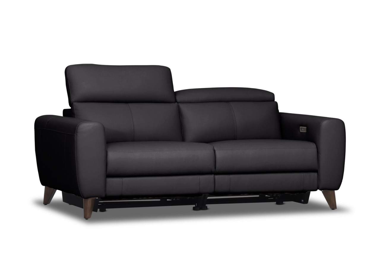 SPECTRA LEATHER 2 Seater with 2 Electric Recliners – image 3 of 8