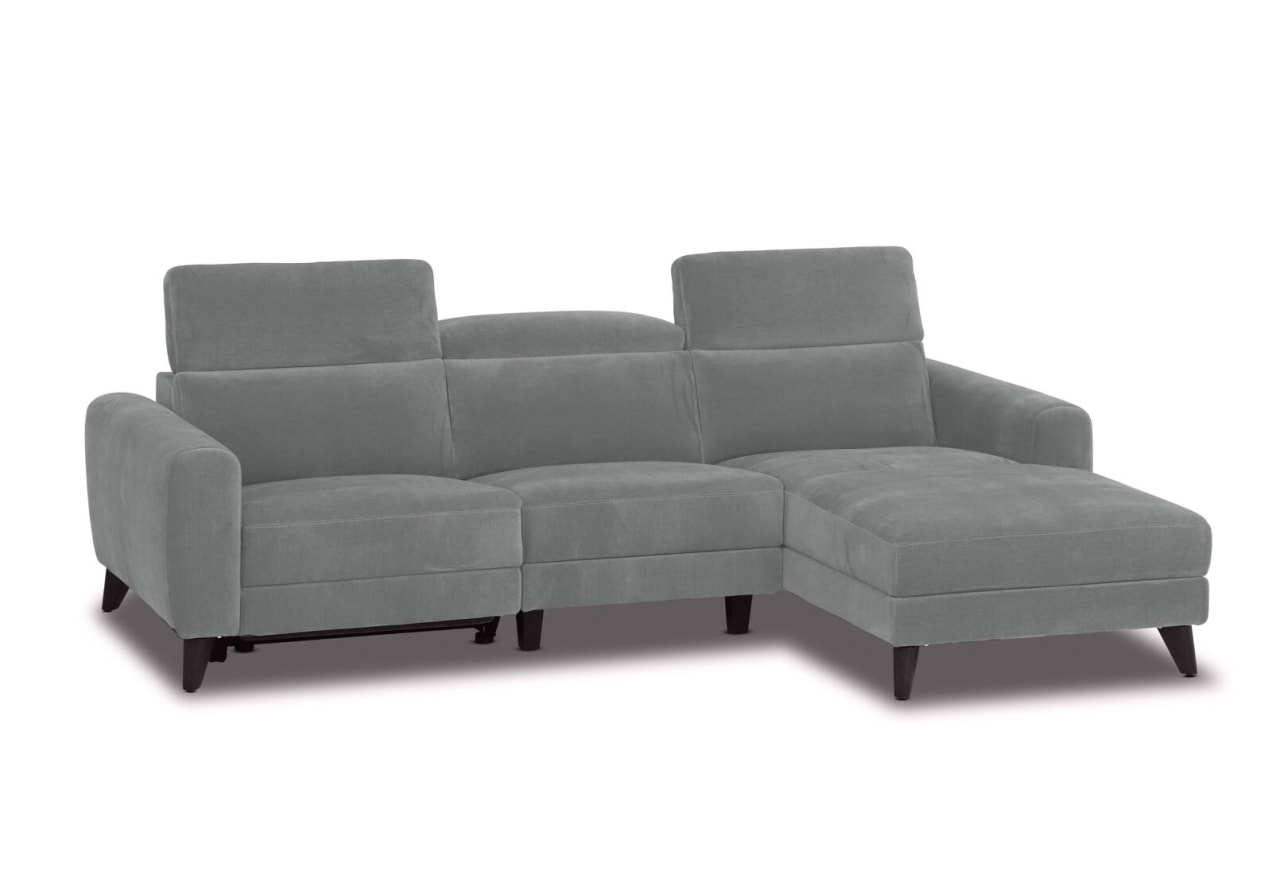 SPECTRA FABRIC 3 Seater Electric Recliner with Right Hand Facing Chaise – image 5 of 8