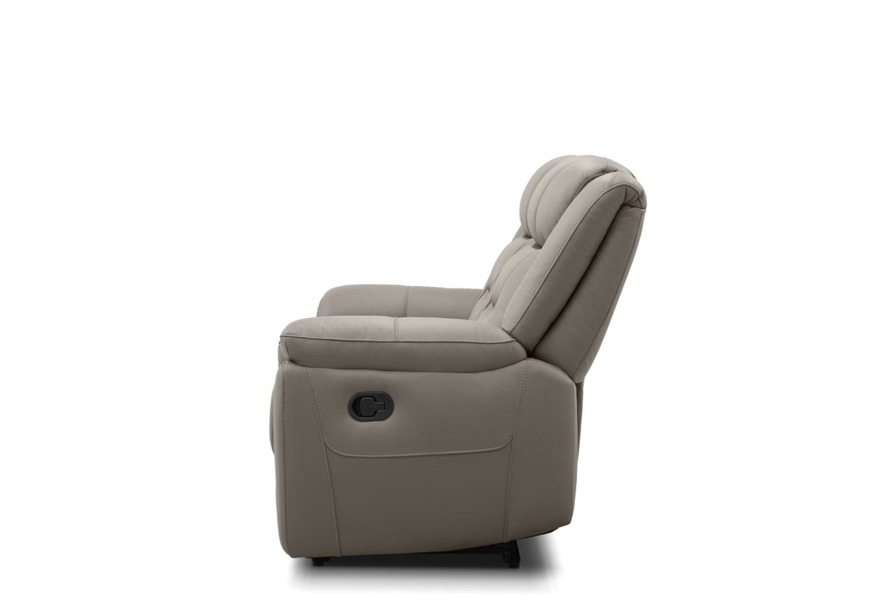 BRAYLON LEATHER 2 Seater with 2 Manual Recliners – image 5 of 7
