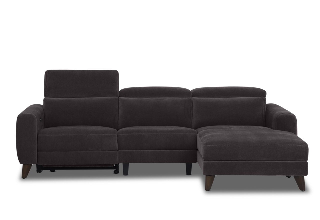 SPECTRA FABRIC 3 Seater Electric Recliner with Right Hand Facing Chaise – image 3 of 10
