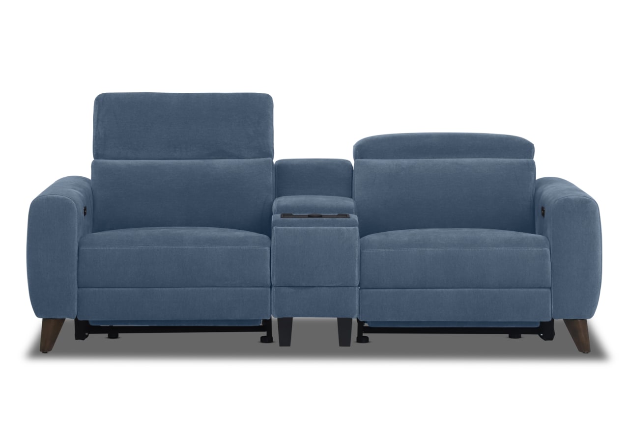 SPECTRA FABRIC 2 Seat Electric Recliner with Console – image 2 of 4