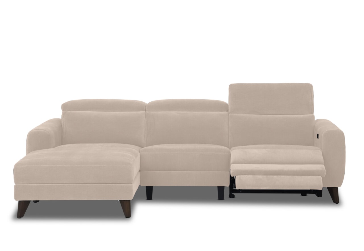 SPECTRA FABRIC 3 Seater Electric Recliner with Left Hand Facing Chaise – image 3 of 8