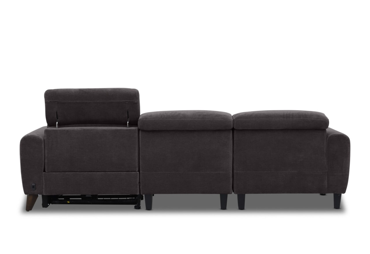 SPECTRA FABRIC 3 Seater Electric Recliner with Left Hand Facing Chaise – image 4 of 8