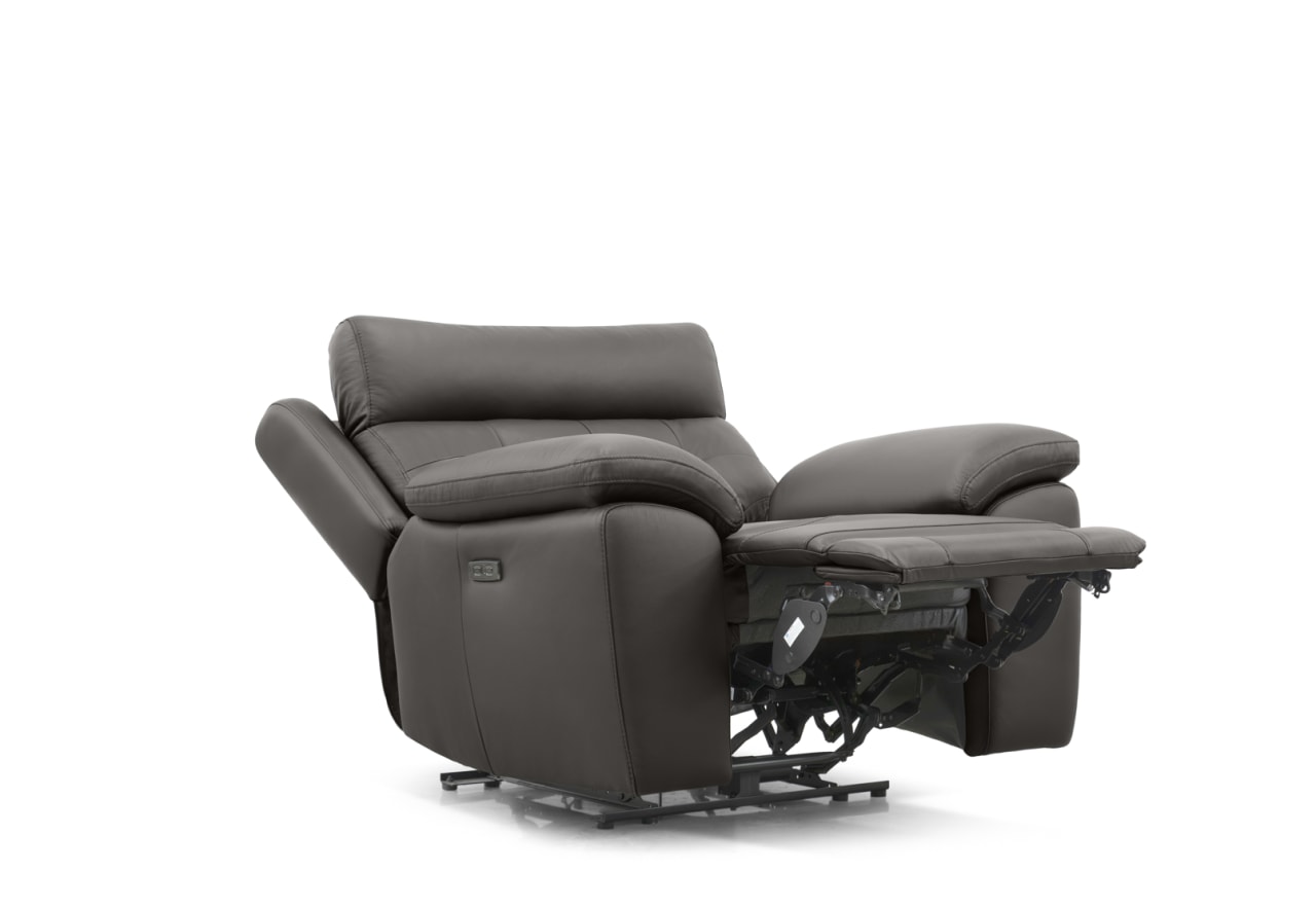 LINARO LEATHER Dual Electric Recliner MTO – image 5 of 11