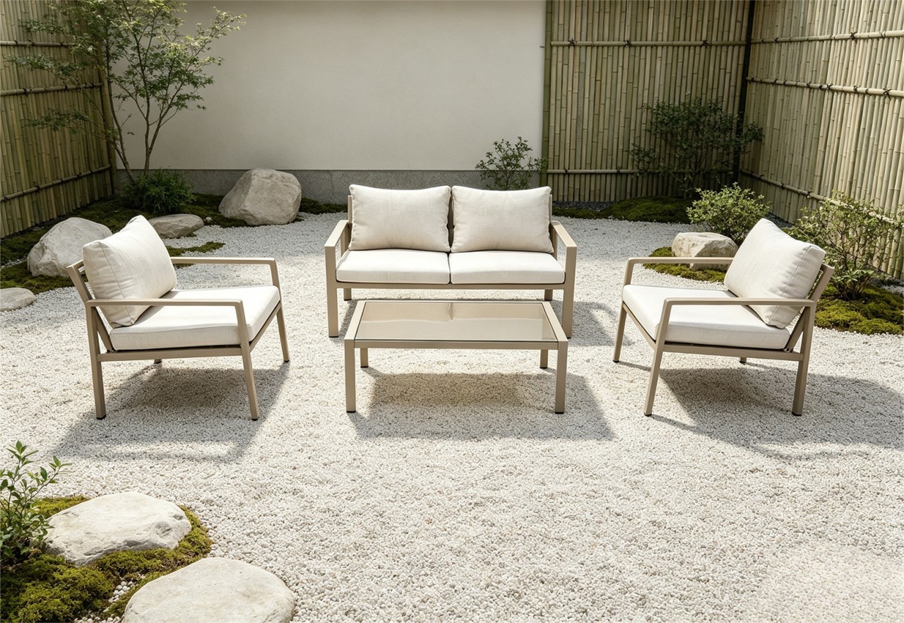 ACREIDE 4 Piece Outdoor Lounge Setting – image 14 of 16