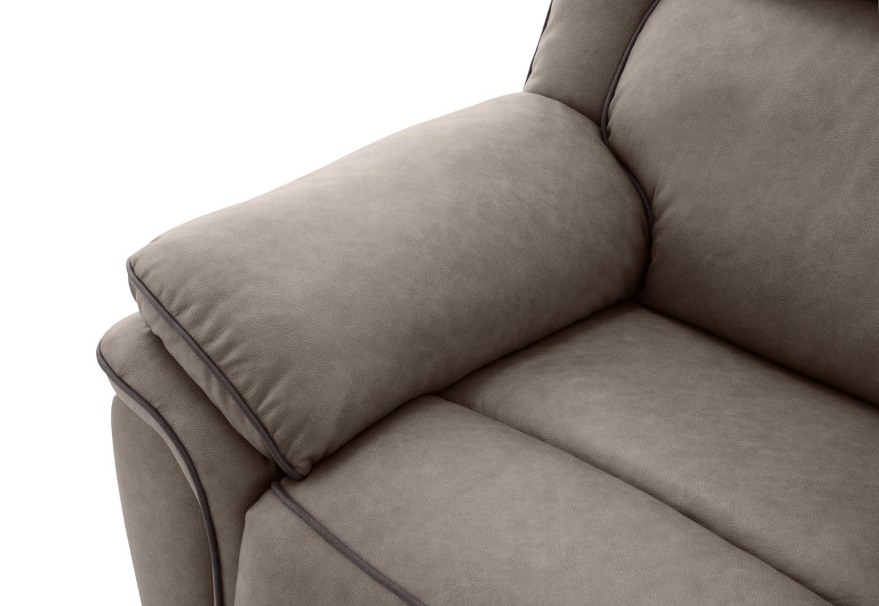 DETROIT FABRIC 2 Seater with 2 Inbuilt Electric Recliners with Console and Battery – image 11 of 15