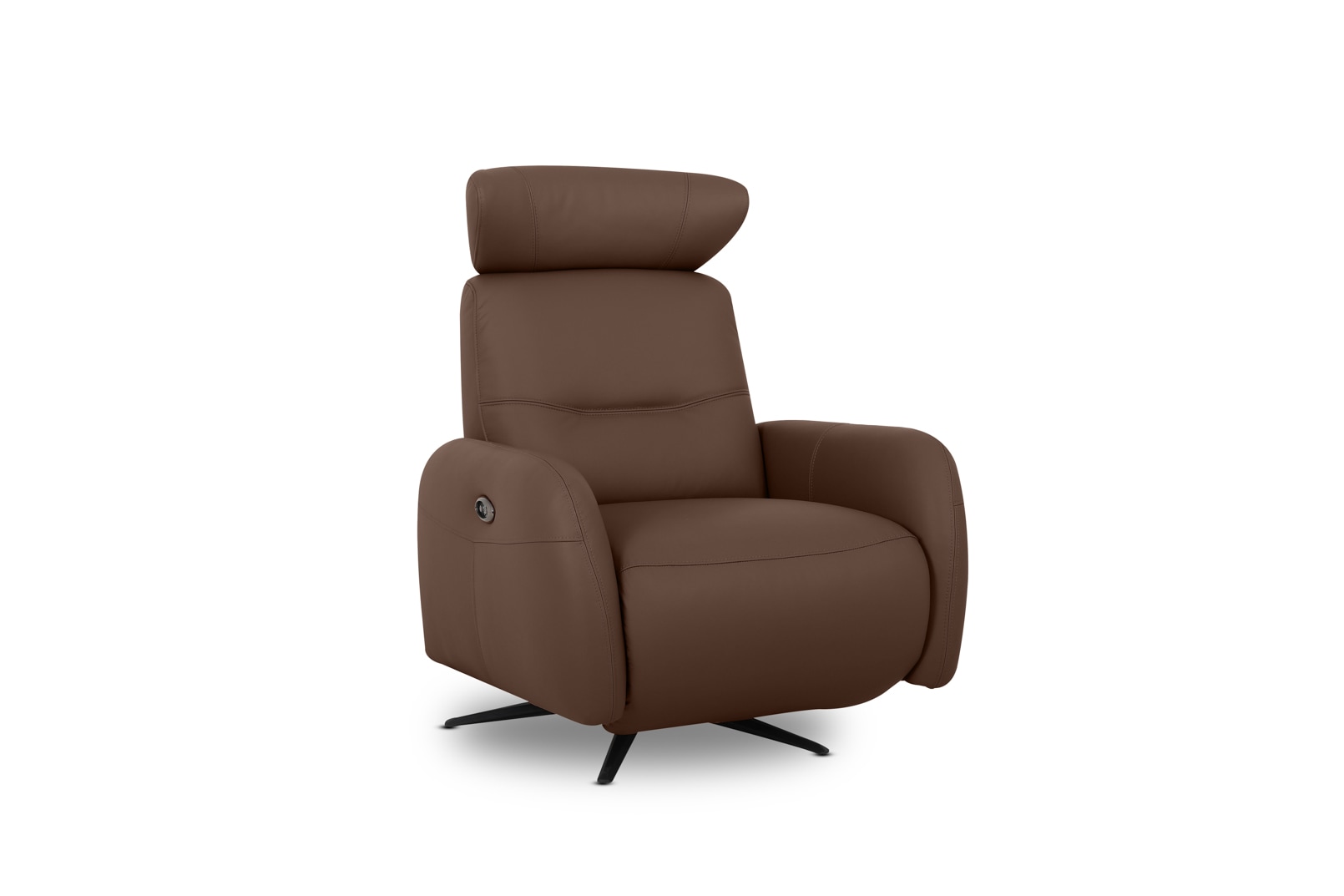 ALDRICH LEATHER Swivel Electric Recliner – image 2 of 6