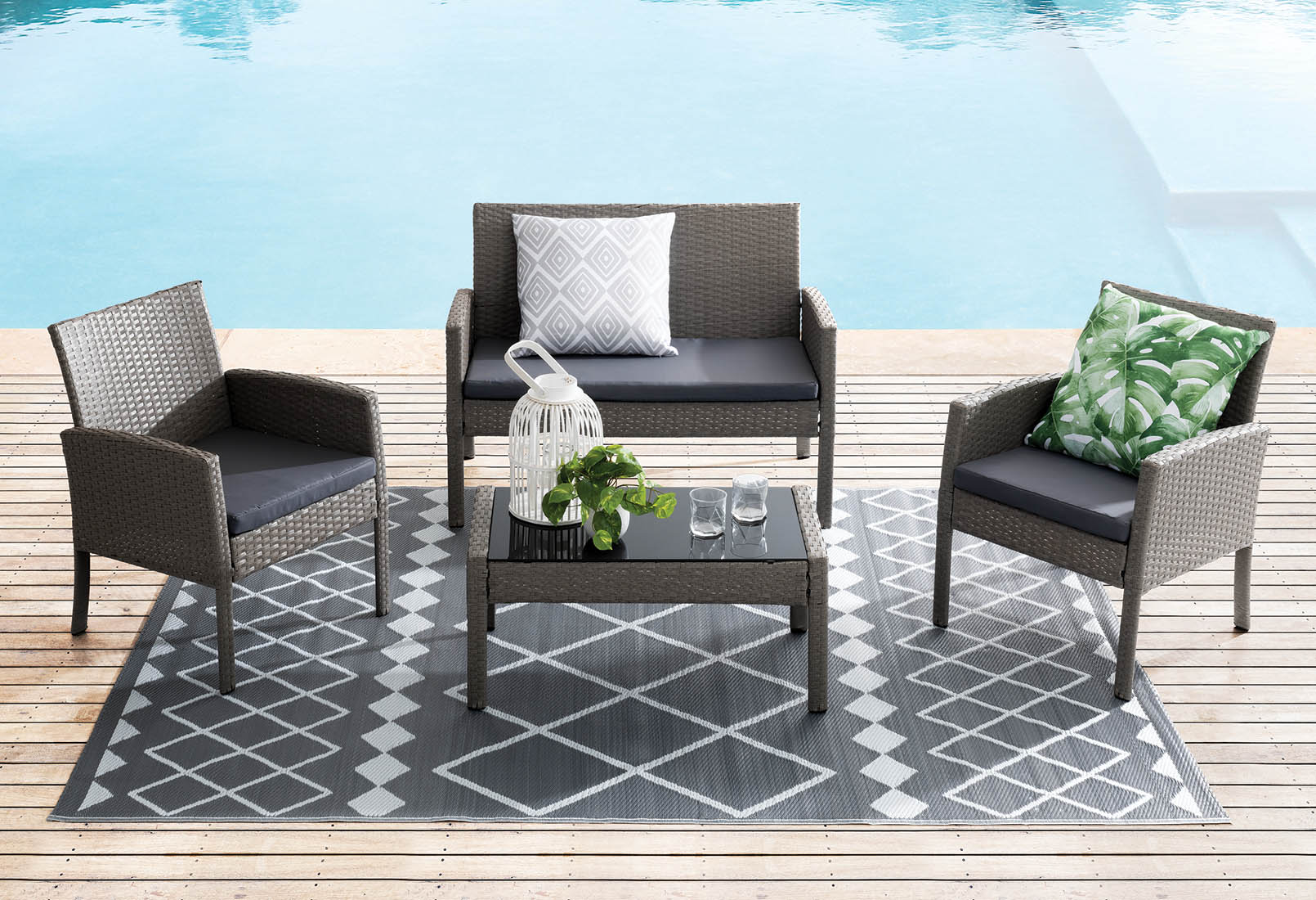 ACASTA 4Pce Outdoor Lounge Setting – image 1 of 6