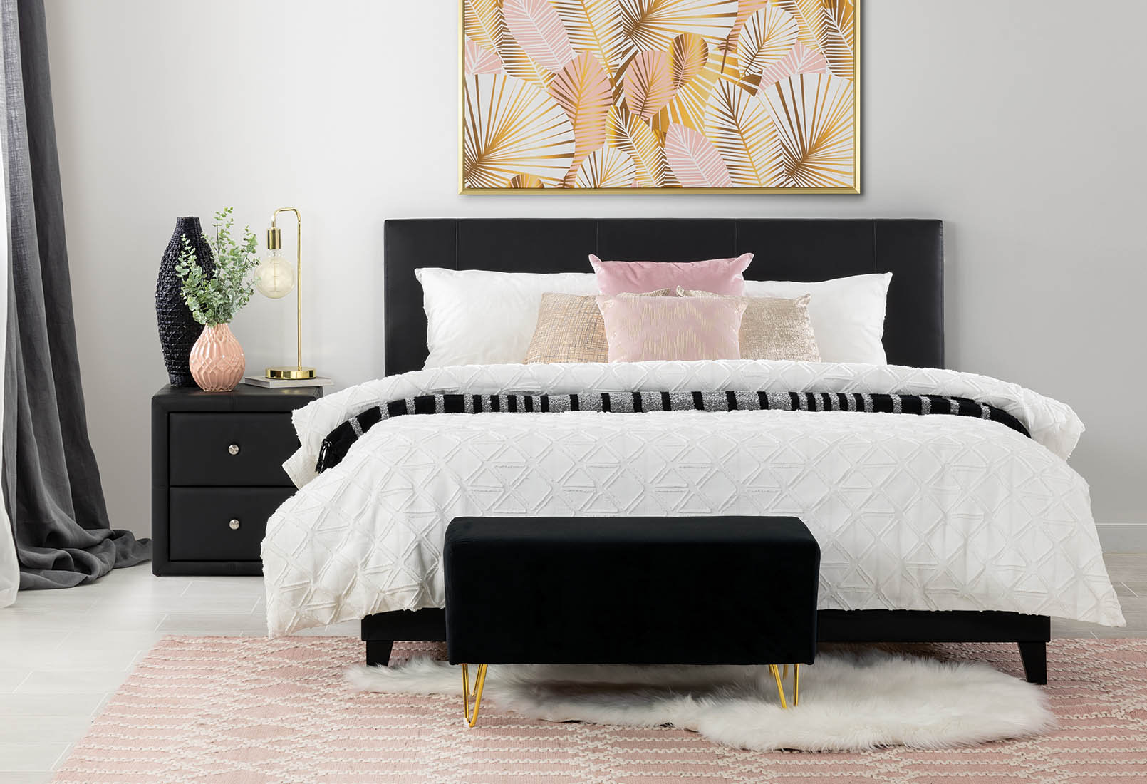 ENFIELD Upholstered Bench – image 1 of 8