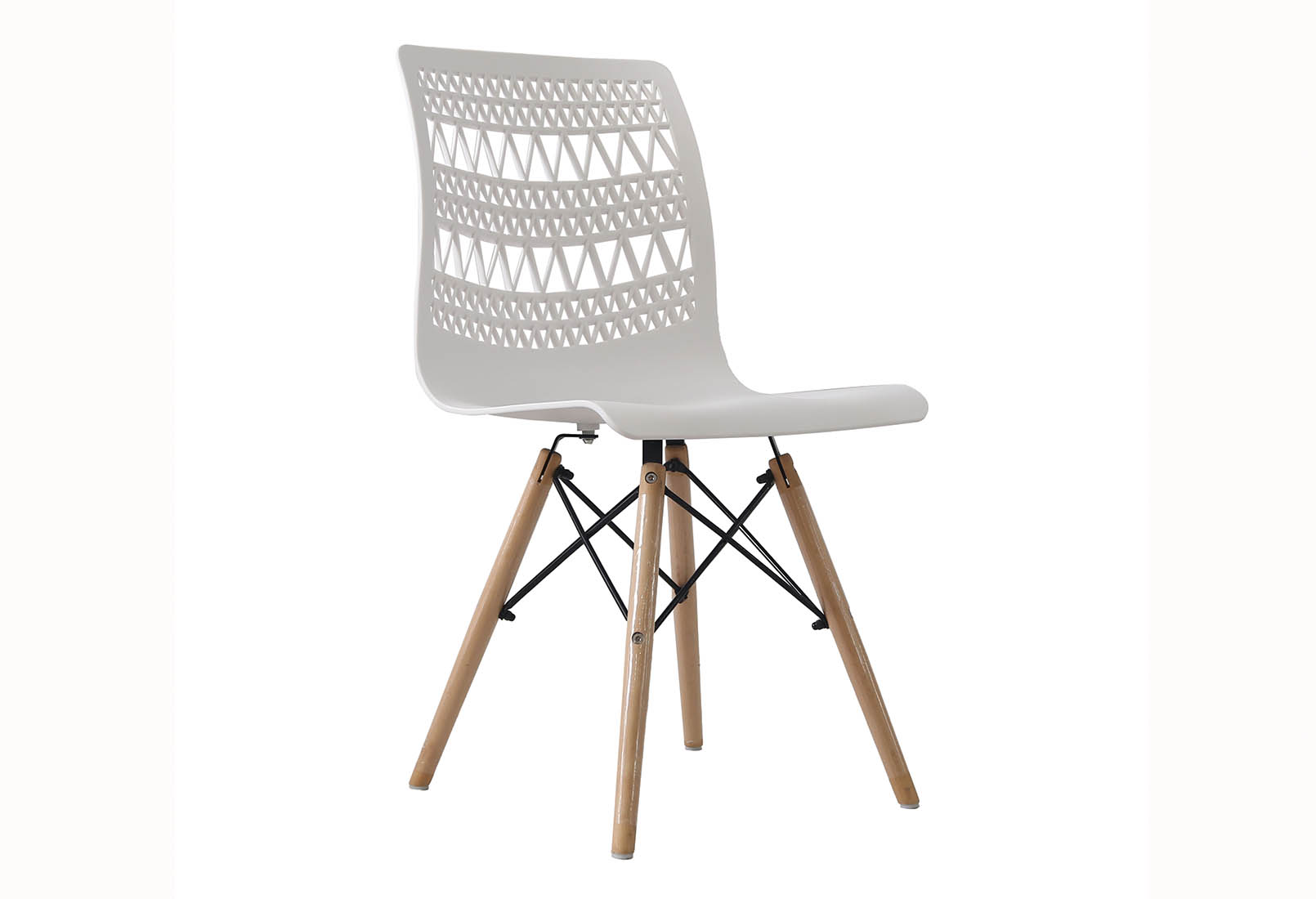 MILA White Dining Chair – image 2 of 6