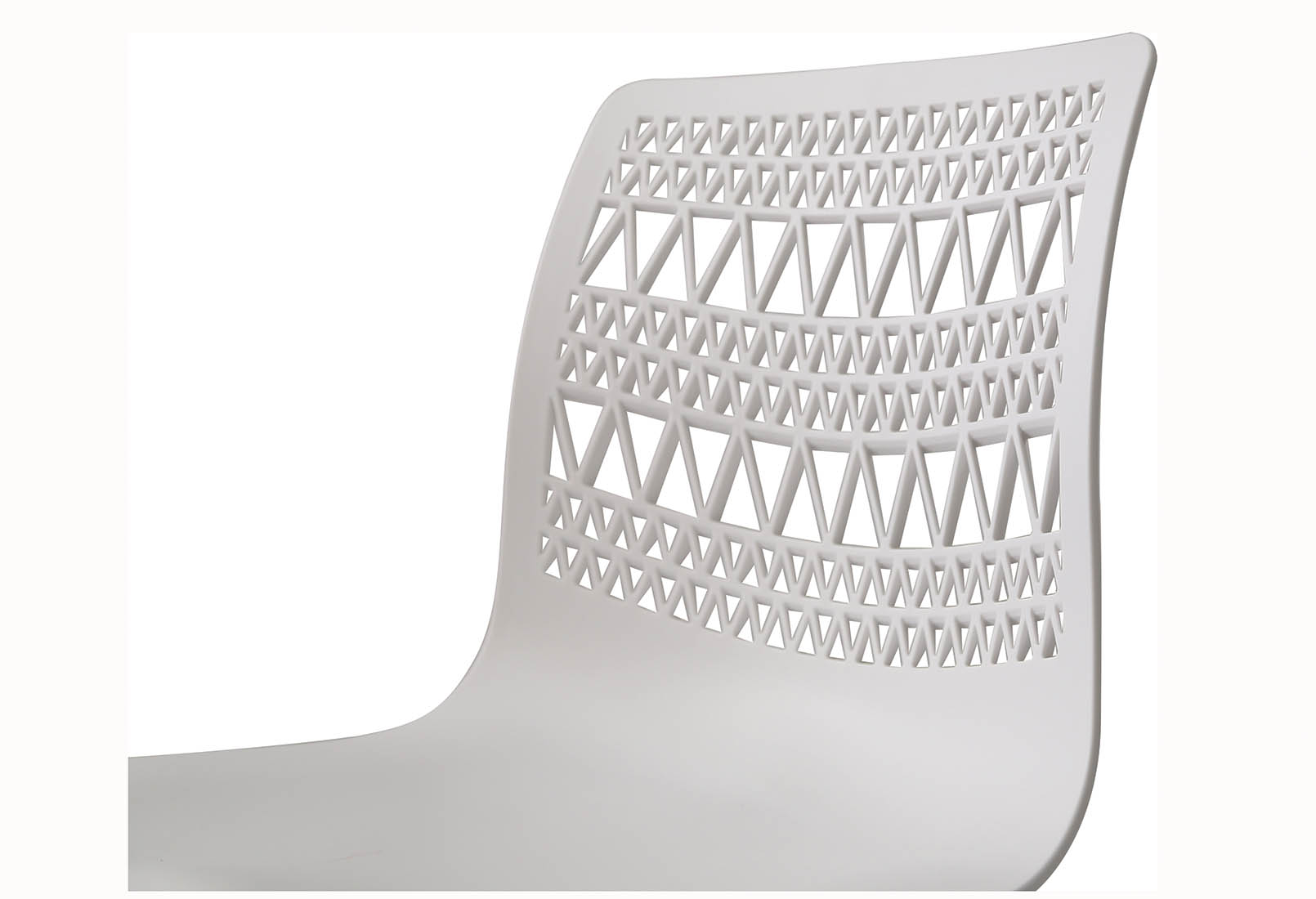 MILA White Dining Chair – image 5 of 6