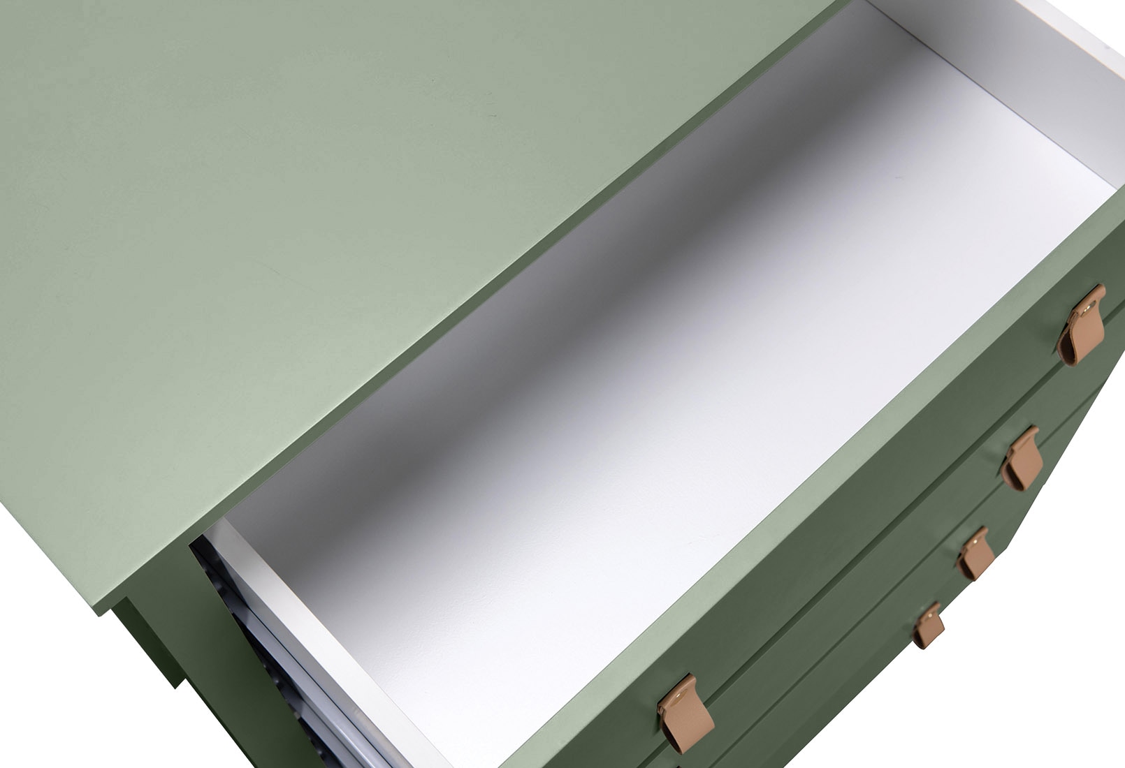 STANFORD Olive Green Tall Chest – image 4 of 7