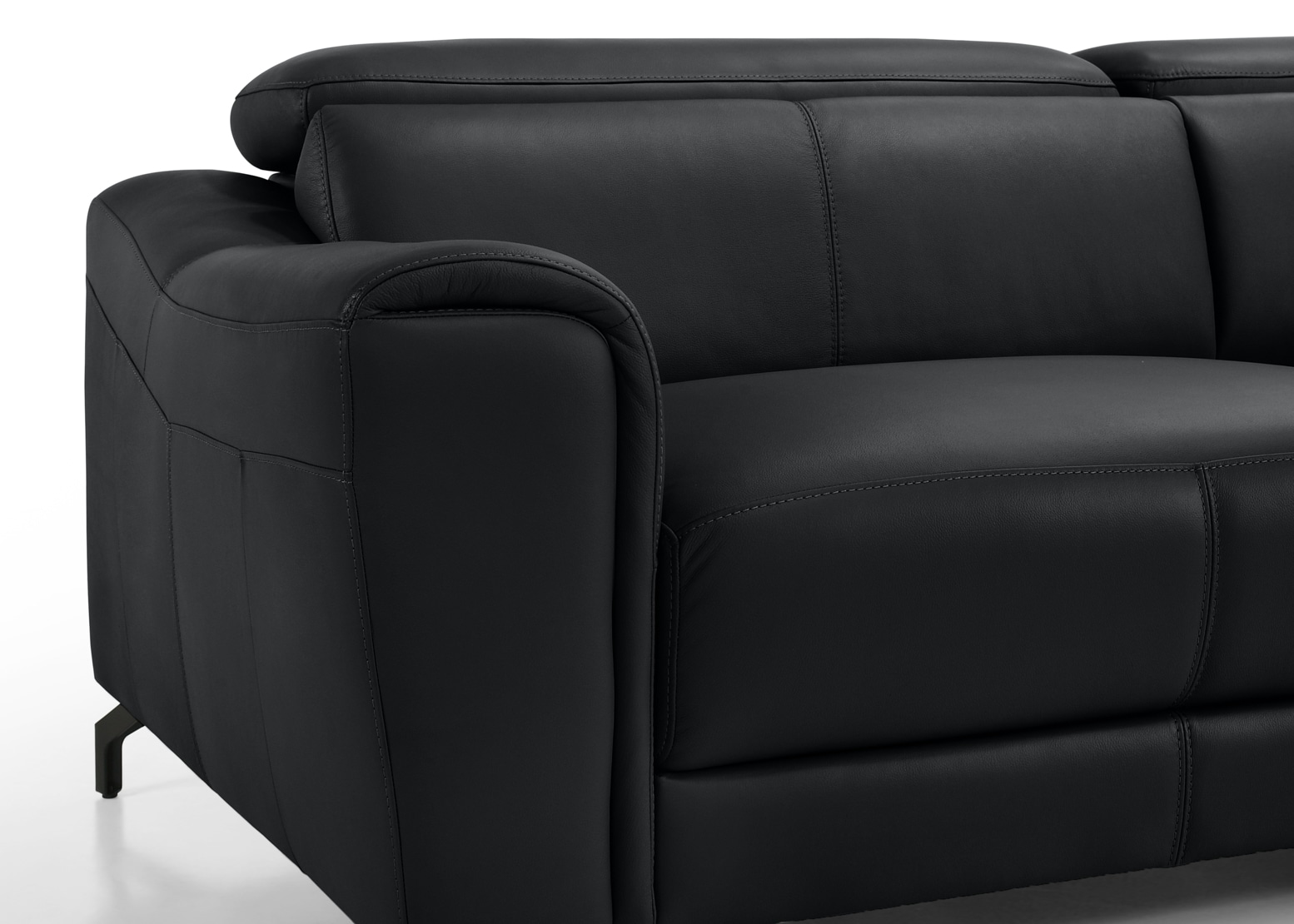 PELOSI LEATHER 2 Seater Sofa – image 4 of 6