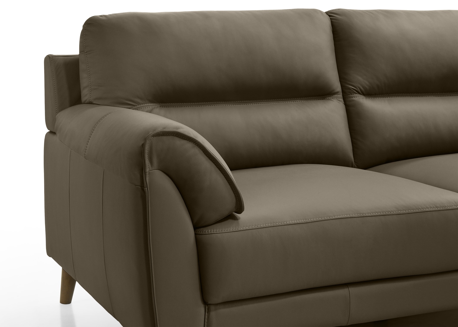 CARNABY LEATHER 3 Seater RHF Chaise – image 4 of 5