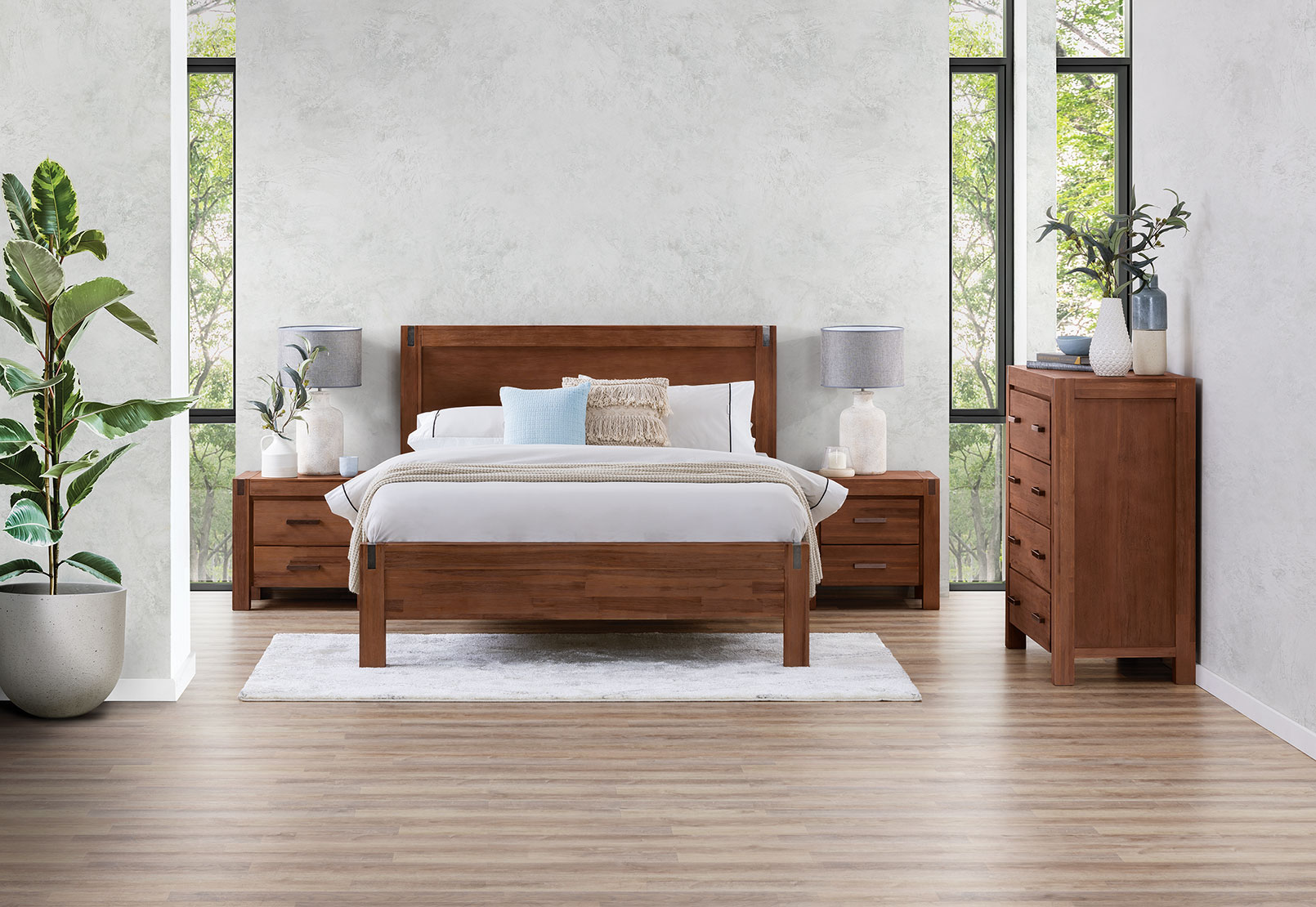 SILVERWOOD 2 Drawer Bedside – image 5 of 7