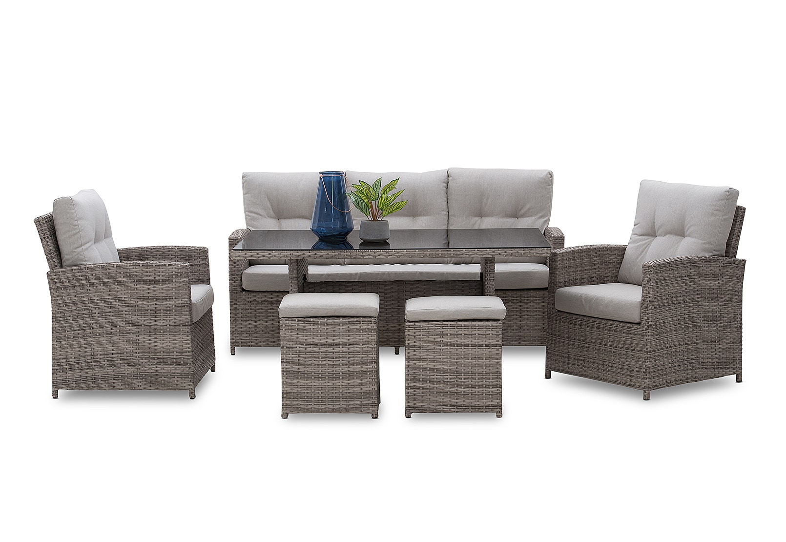 BARBOSA 6 Piece Outdoor Lounge Dining Setting – image 3 of 12
