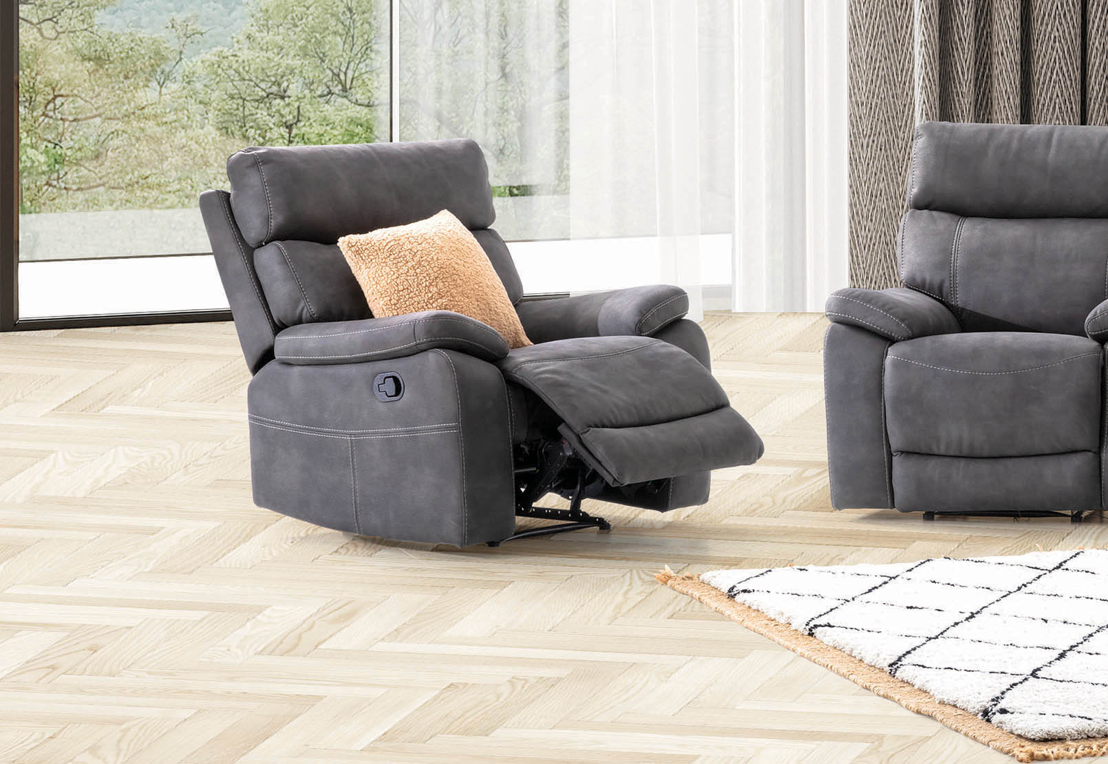 ALFRED Fabric Recliner – image 5 of 7