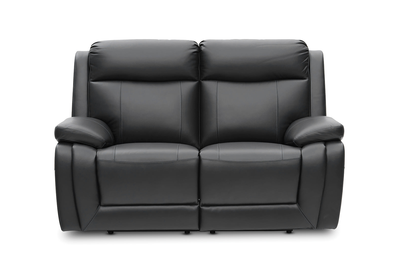SAN MARCO Leather 2 Seater Sofa with Electric Recliners – image 1 of 7
