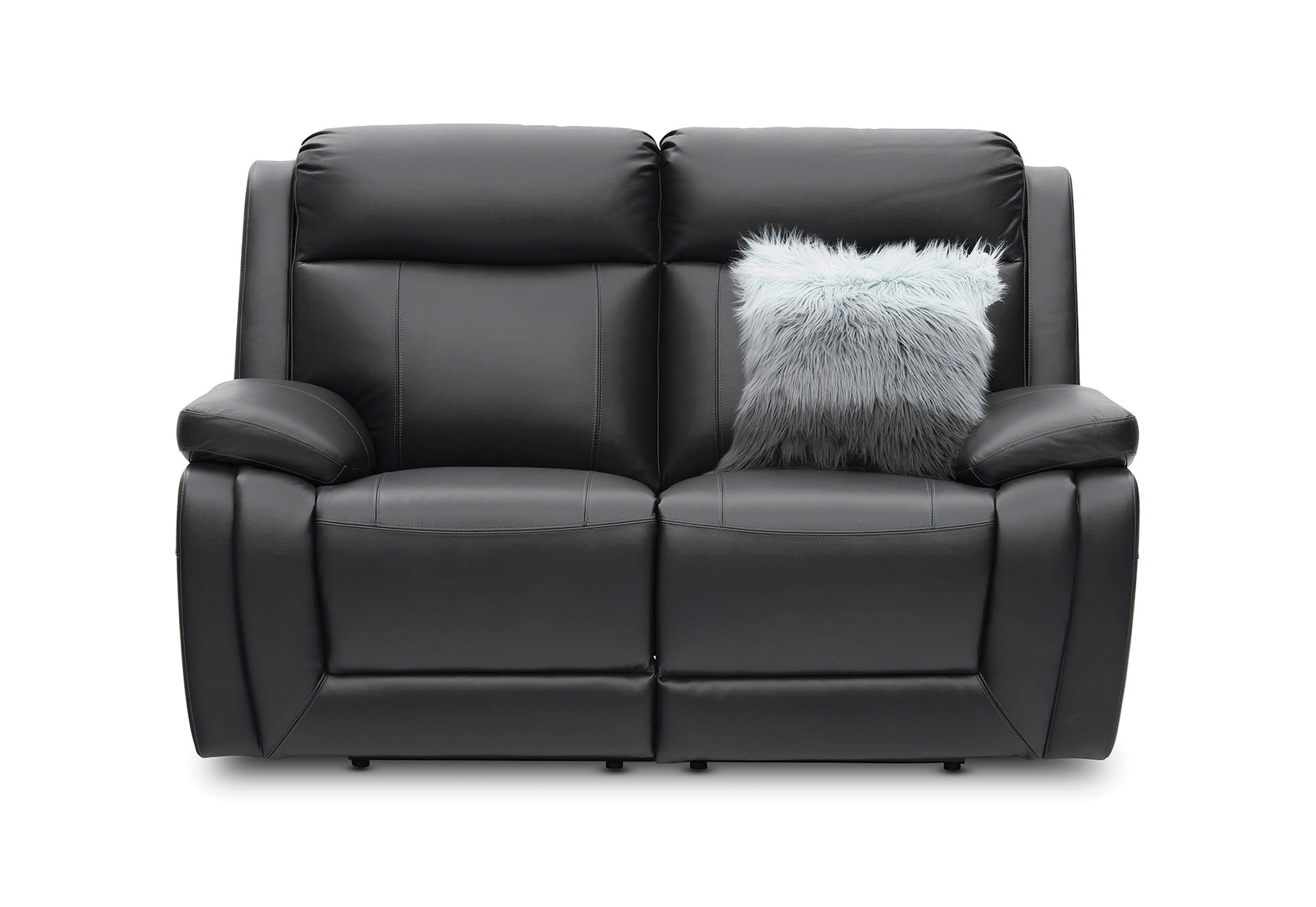 SAN MARCO Leather 2 Seater Sofa with Electric Recliners – image 2 of 7