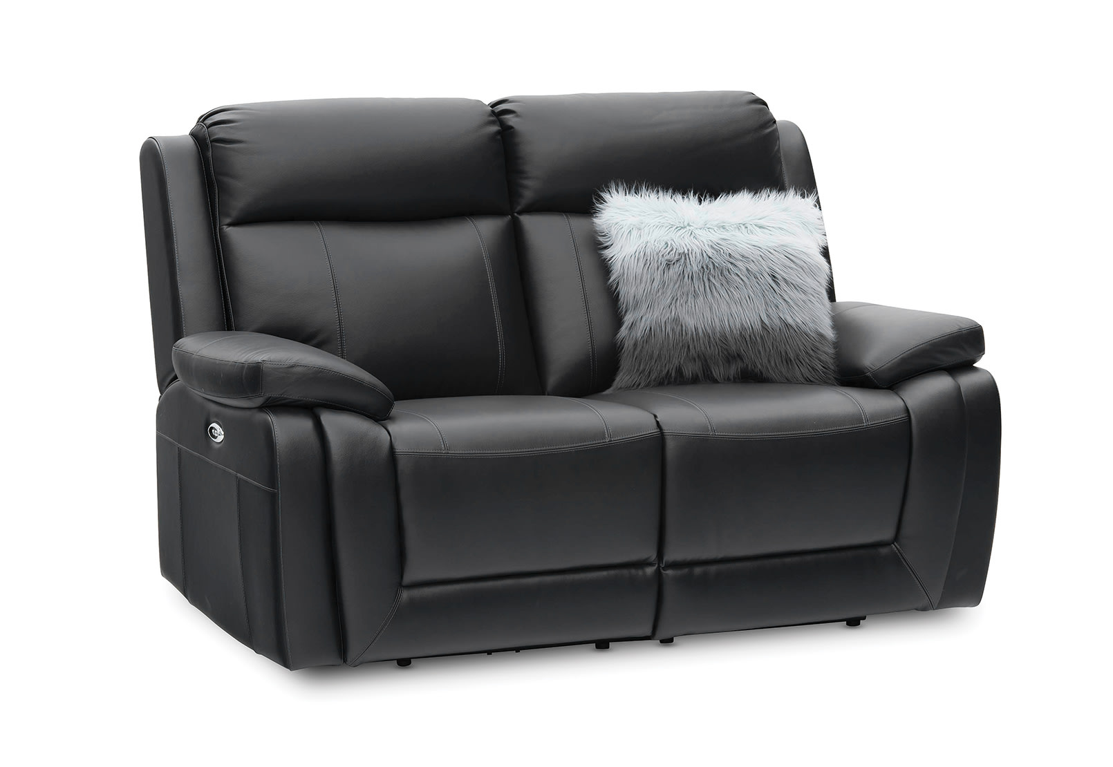 SAN MARCO Leather 2 Seater Sofa with Electric Recliners – image 3 of 7