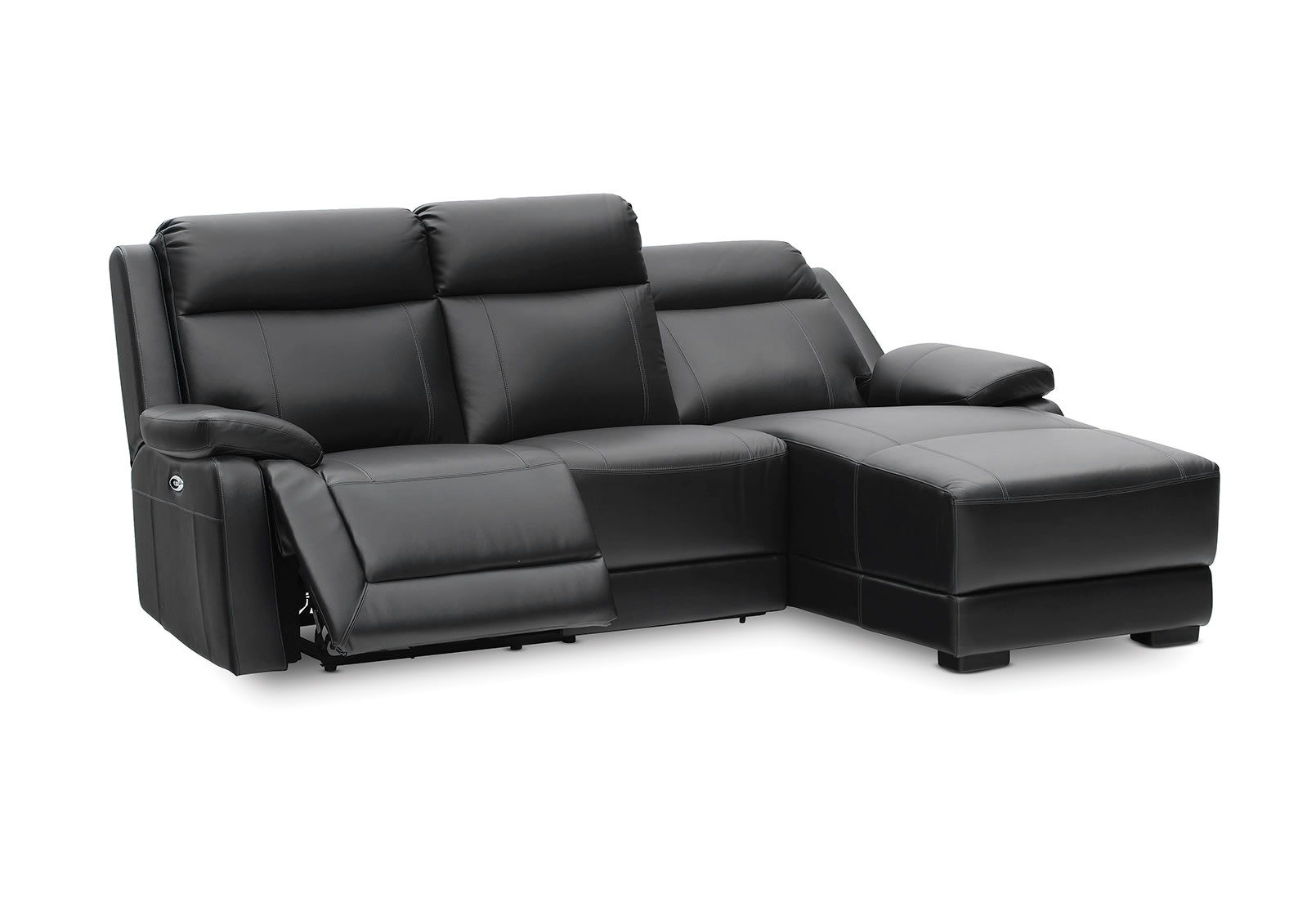 SAN MARCO Leather 3 Seater Chaise – image 4 of 9