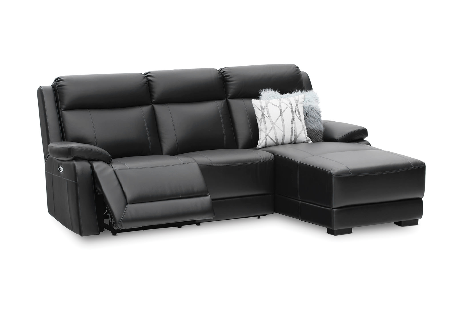SAN MARCO Leather 3 Seater Chaise – image 7 of 9