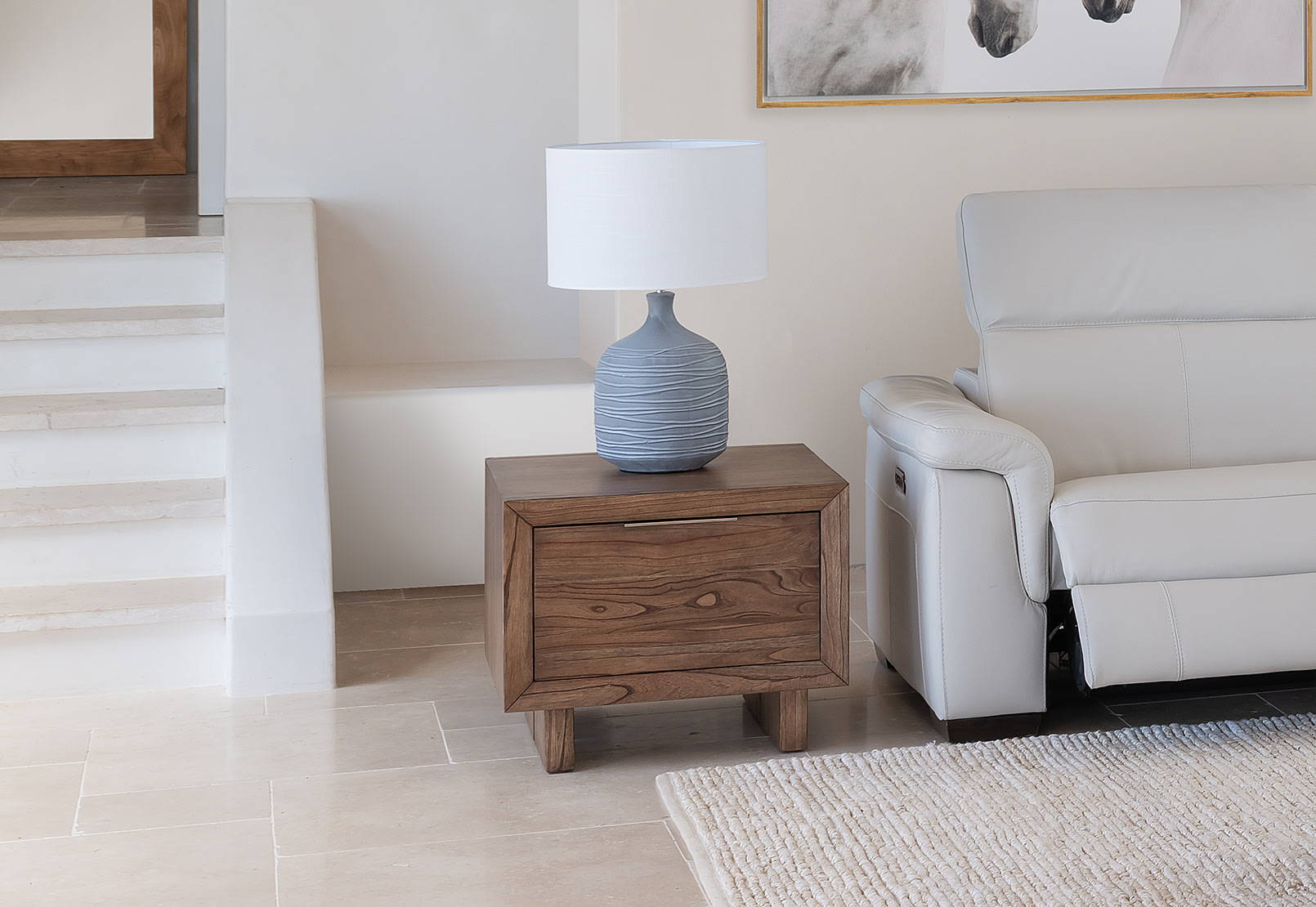 SORVINO 1 Drawer Lamp Table – image 8 of 8