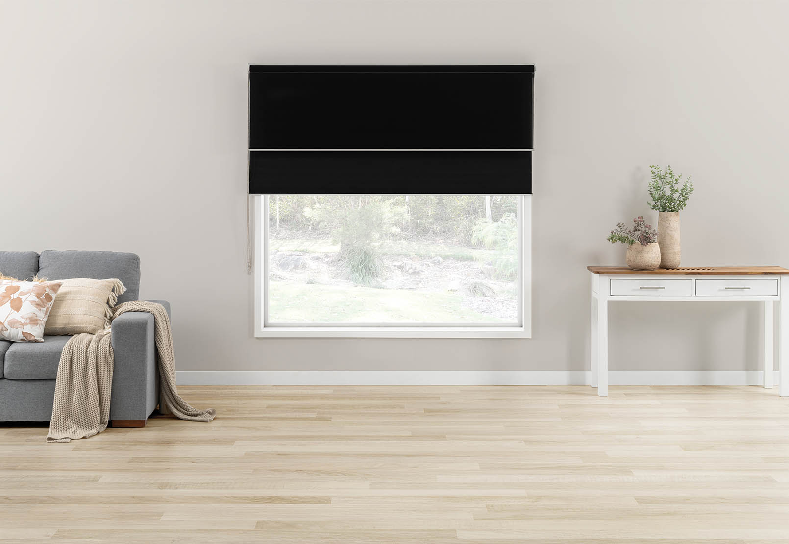 DUSK Duo Roller Blind - Blockout & Sheer 240 x 240cm – image 3 of 4