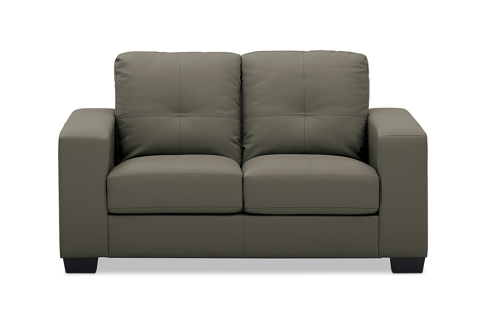 DIAMOND Leather-Look 2 Seater Sofa – image 1 of 2
