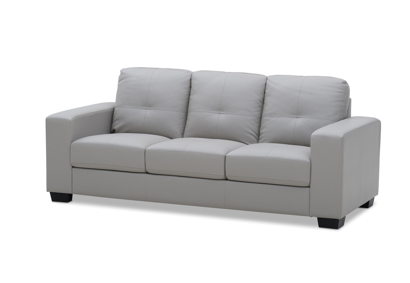 DIAMOND Leather-Look 3 Seater Sofa – image 2 of 2