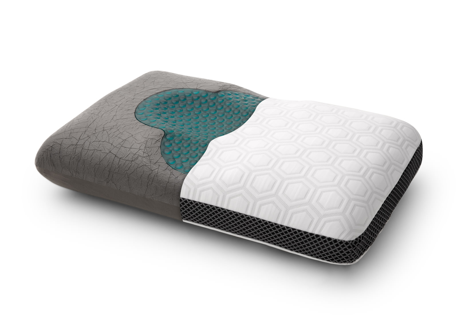 ORTHOKINETIC Bamboo Infused Gel Premium Contour Memory Foam Pillow – image 10 of 12