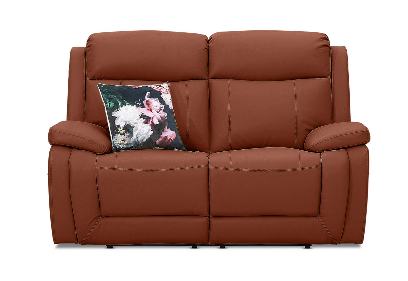 SAN MARCO Leather 2 Seater Sofa with Electric Recliners – image 1 of 3