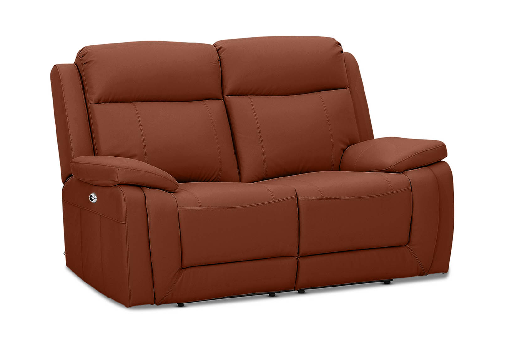 SAN MARCO Leather 2 Seater Sofa with Electric Recliners – image 2 of 3