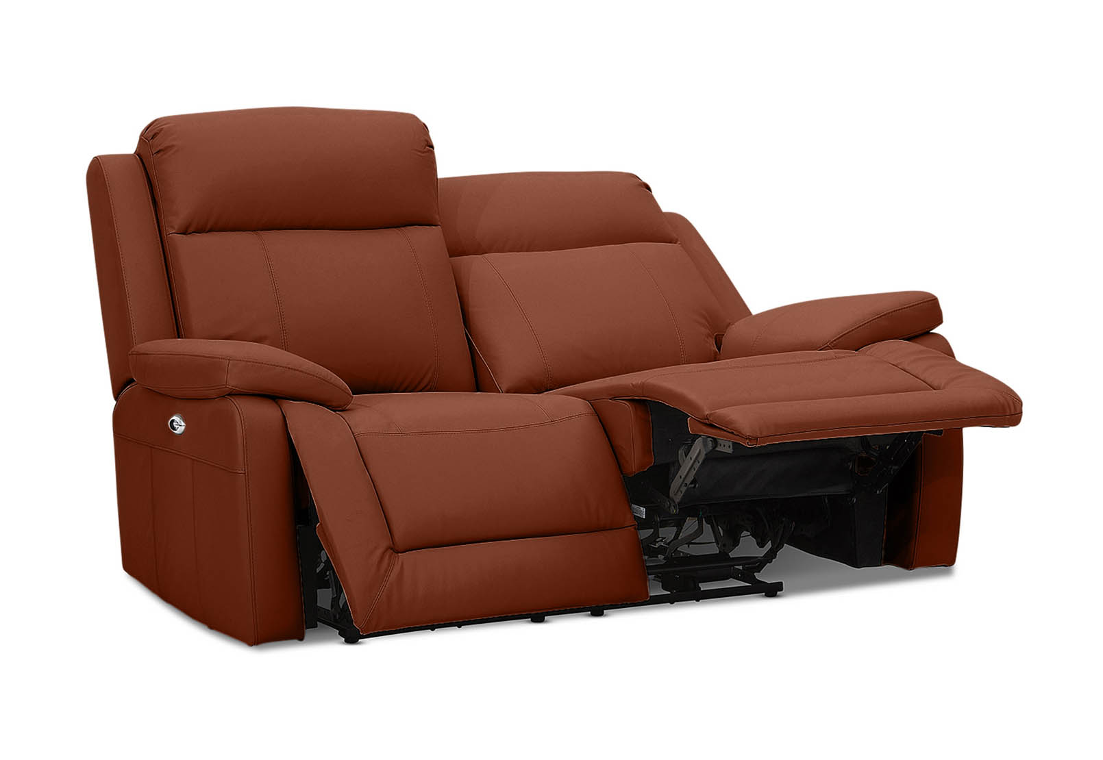 SAN MARCO Leather 2 Seater Sofa with Electric Recliners – image 3 of 3