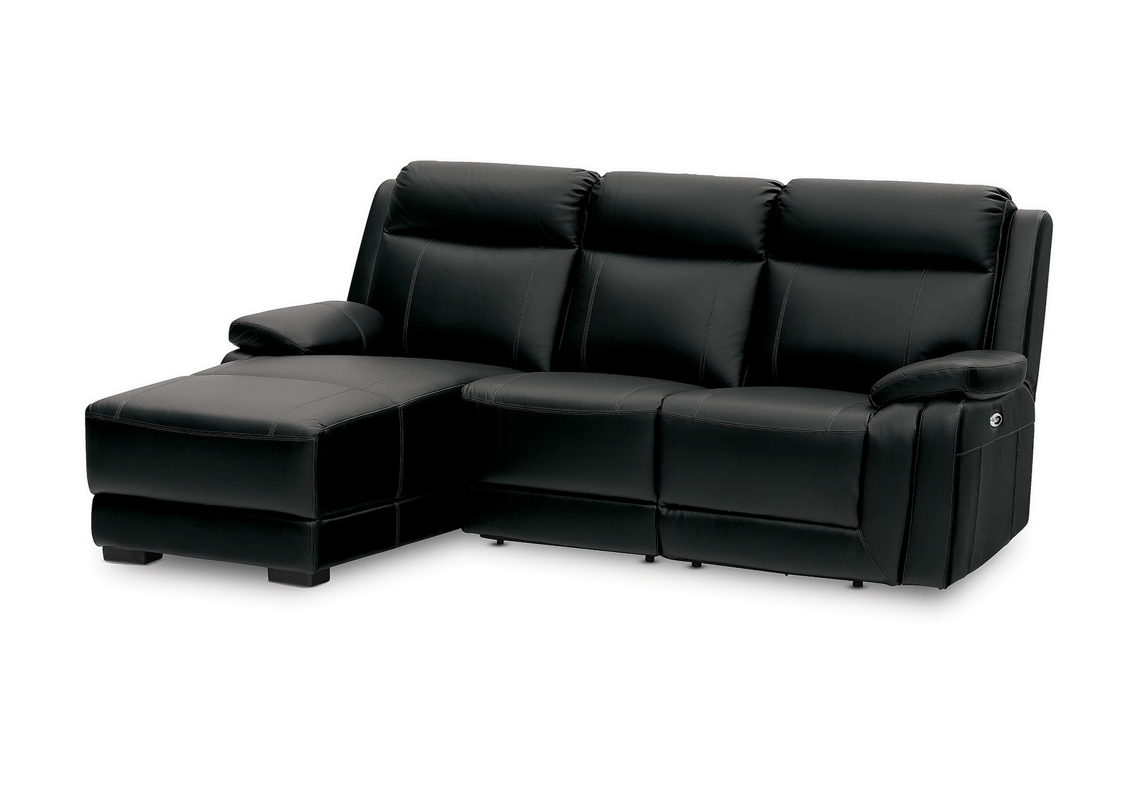 SAN MARCO Leather 3 Seater Left-Hand Facing Chaise – image 3 of 3