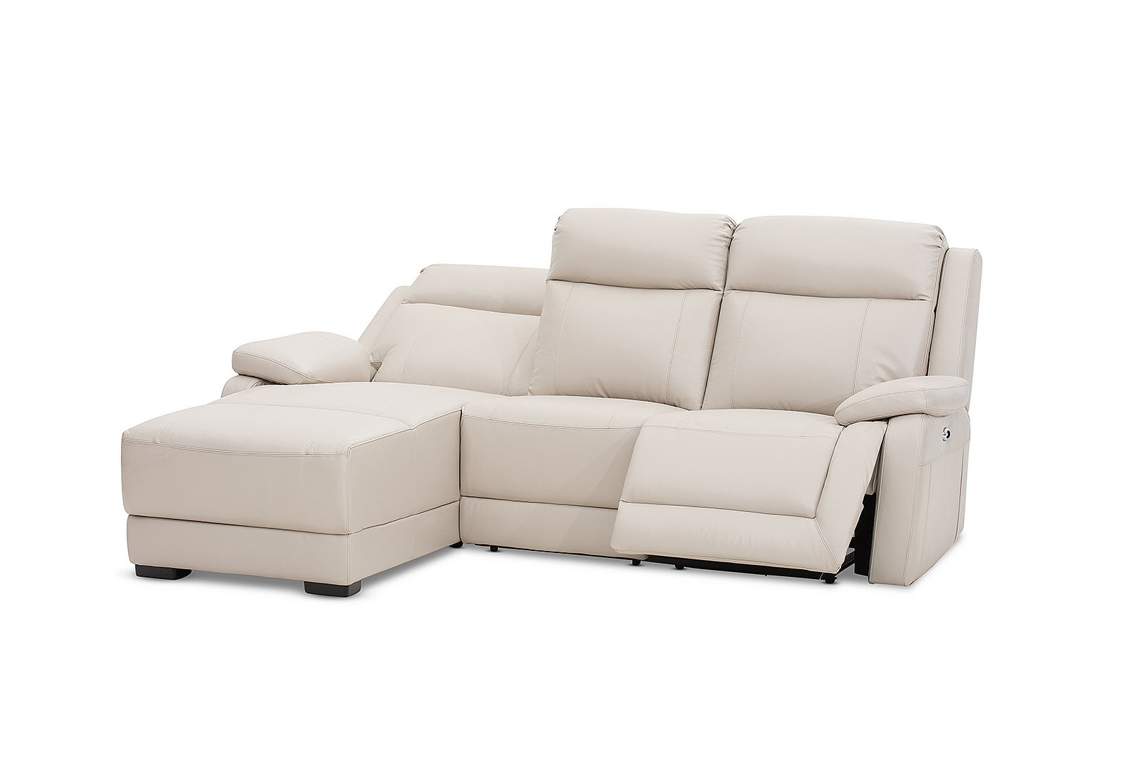 SAN MARCO Leather 3 Seater Left-Hand Facing Chaise – image 4 of 4