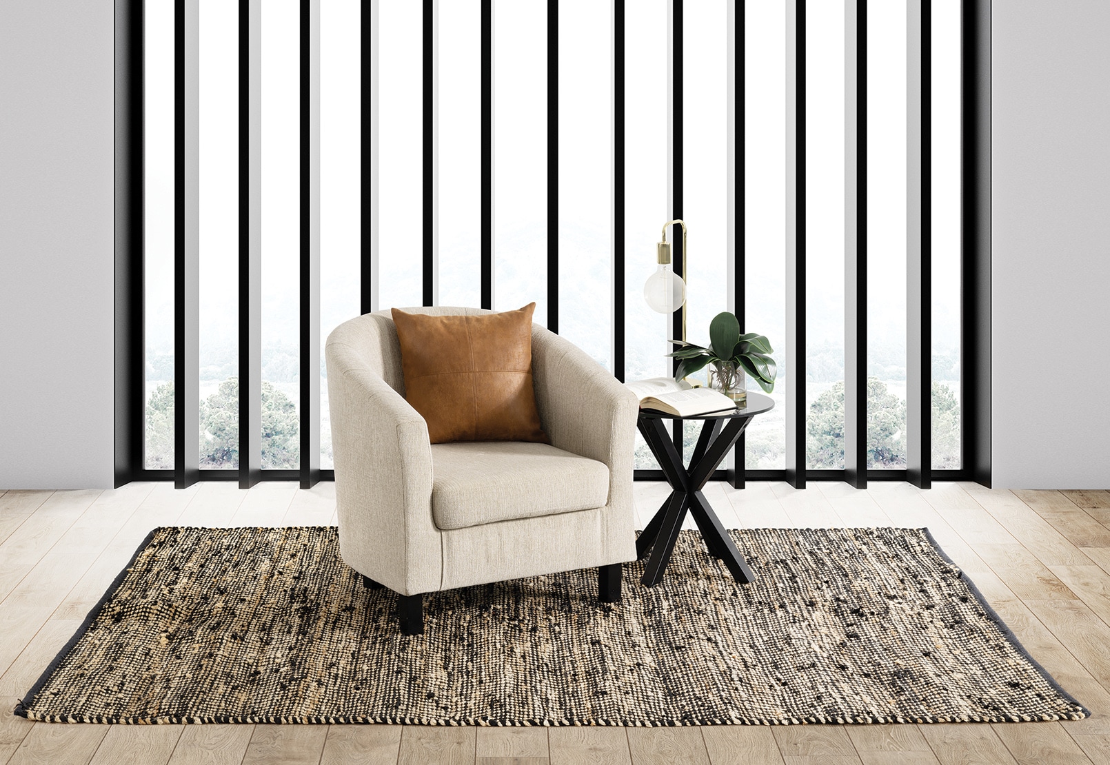 DEL RICO Fabric Accent Chair – image 1 of 5