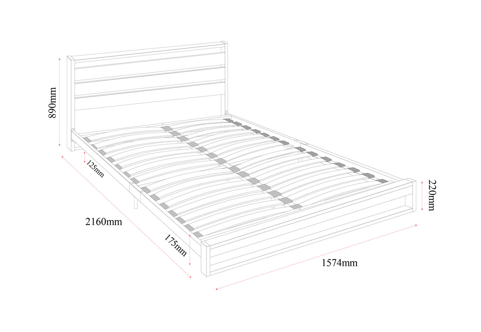 MARCEL Queen Bed – image 9 of 10