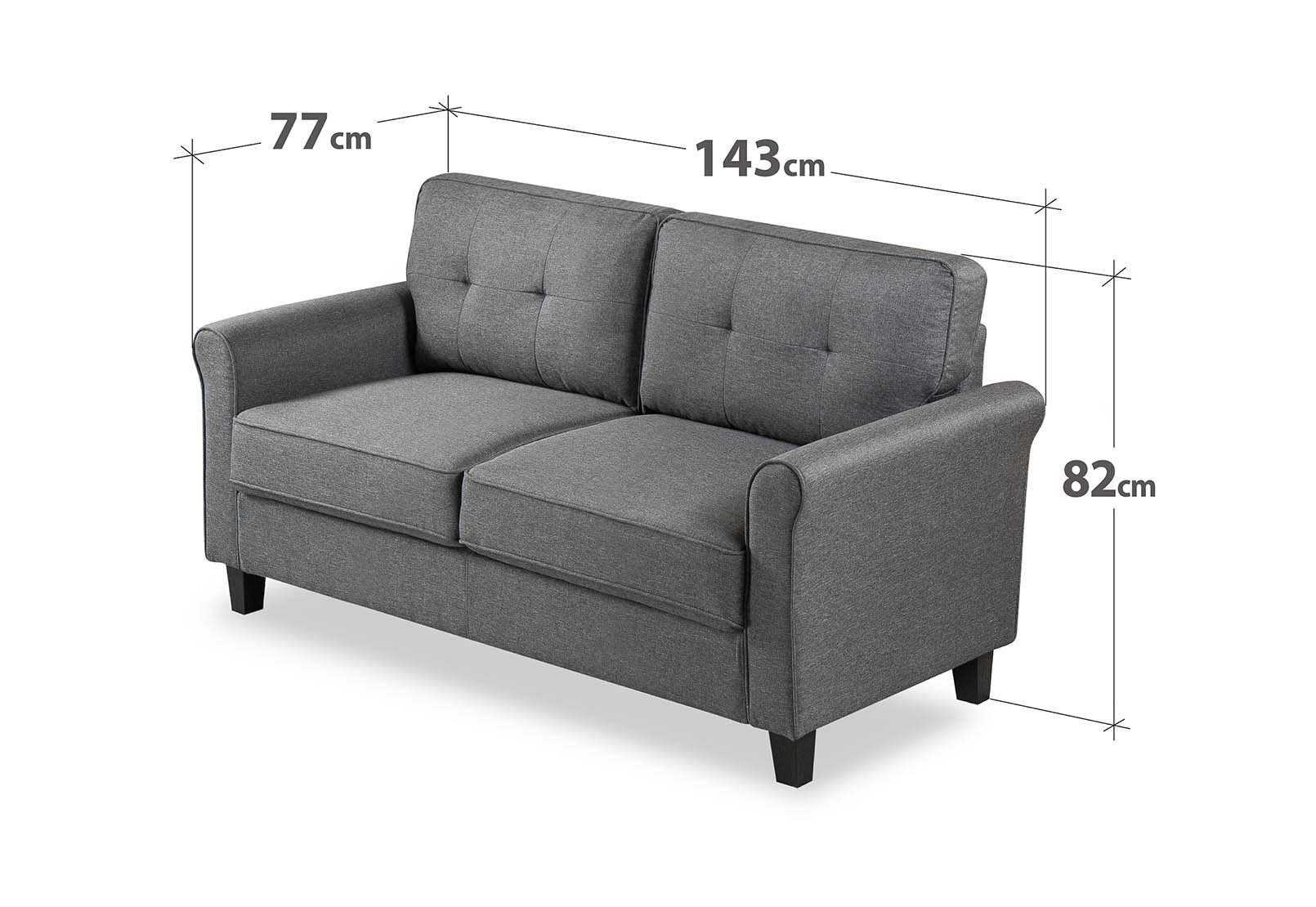 AALIYAH 2 Seat Sofa – image 16 of 18