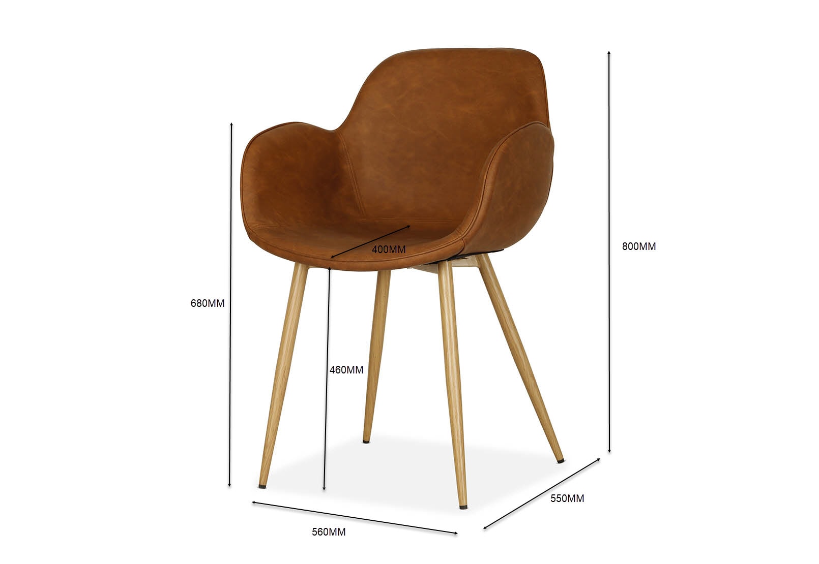 BRAGADO 2 Dining Chairs – image 6 of 10