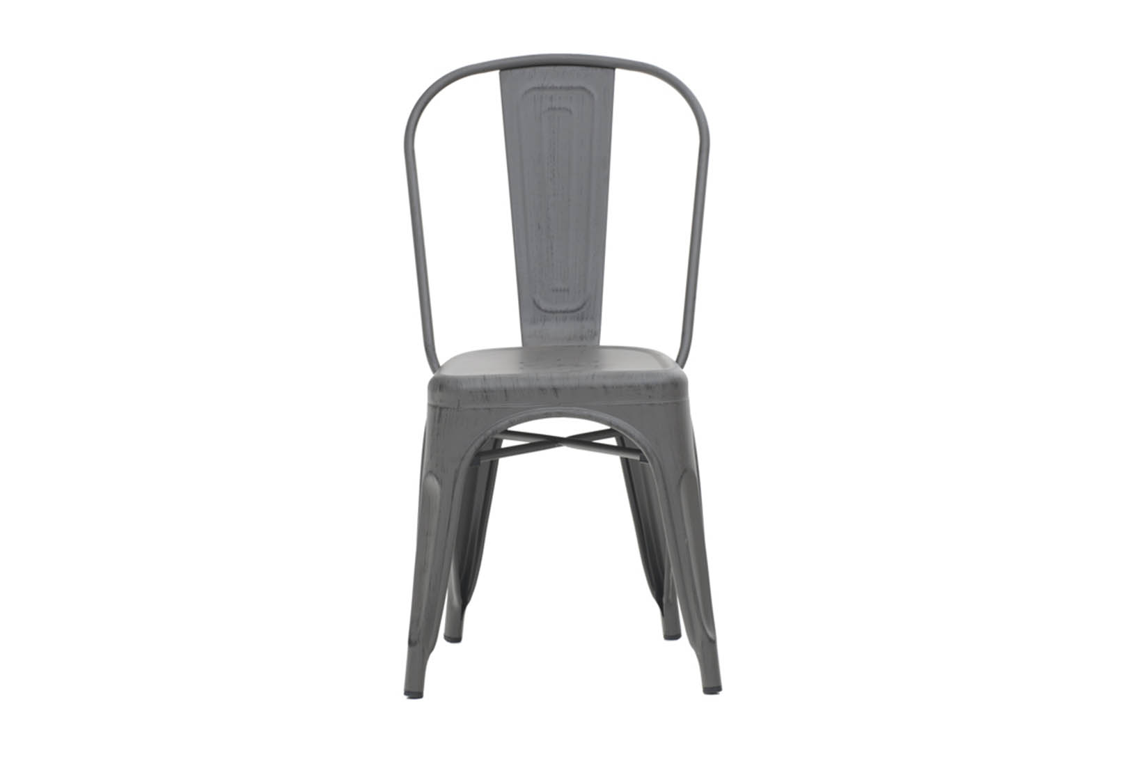 HARZ Antique Gunmetal Finish Dining Chair – image 1 of 4