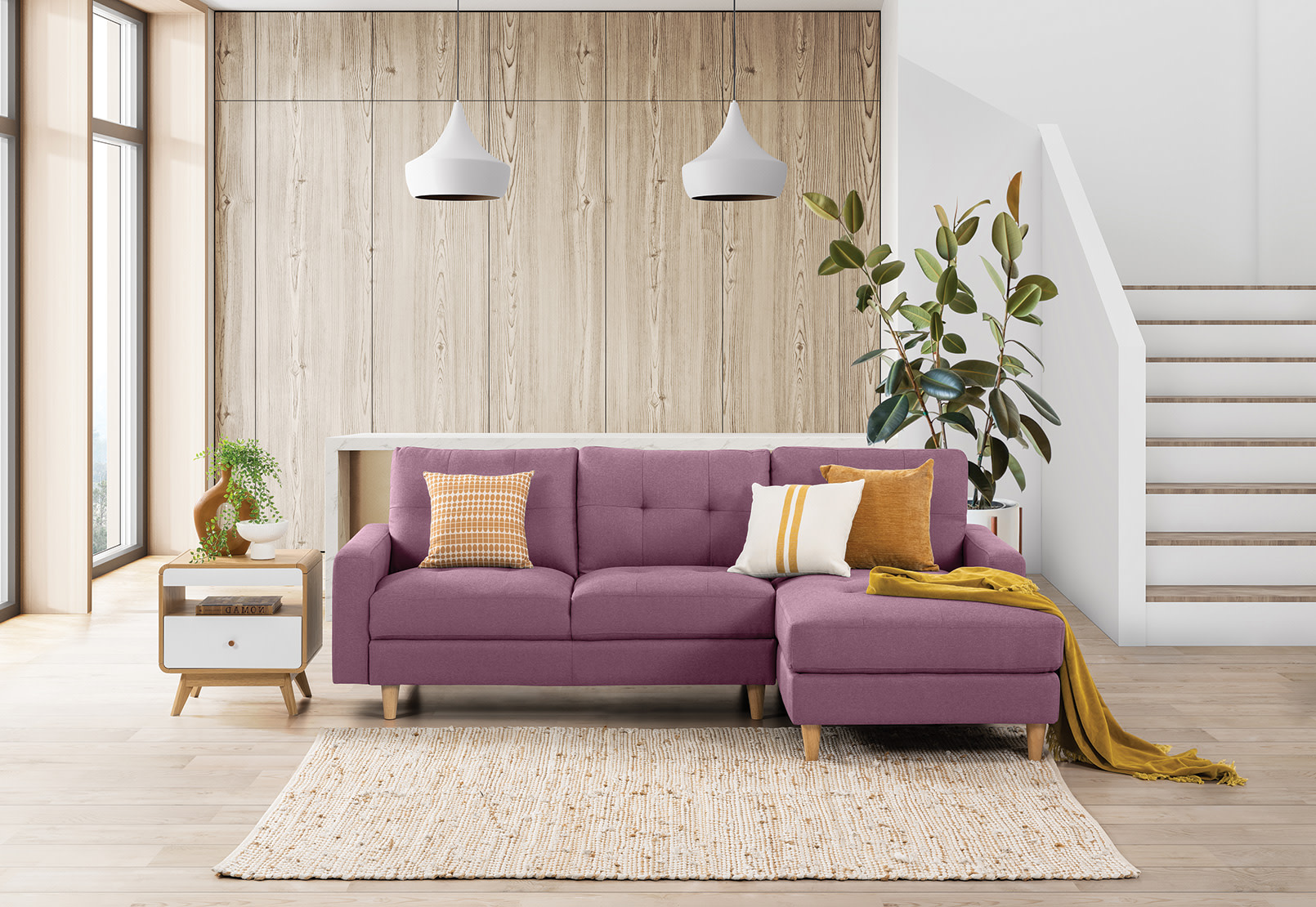 KELLER 3 Seat RHF Chaise (Fabric) – image 6 of 6