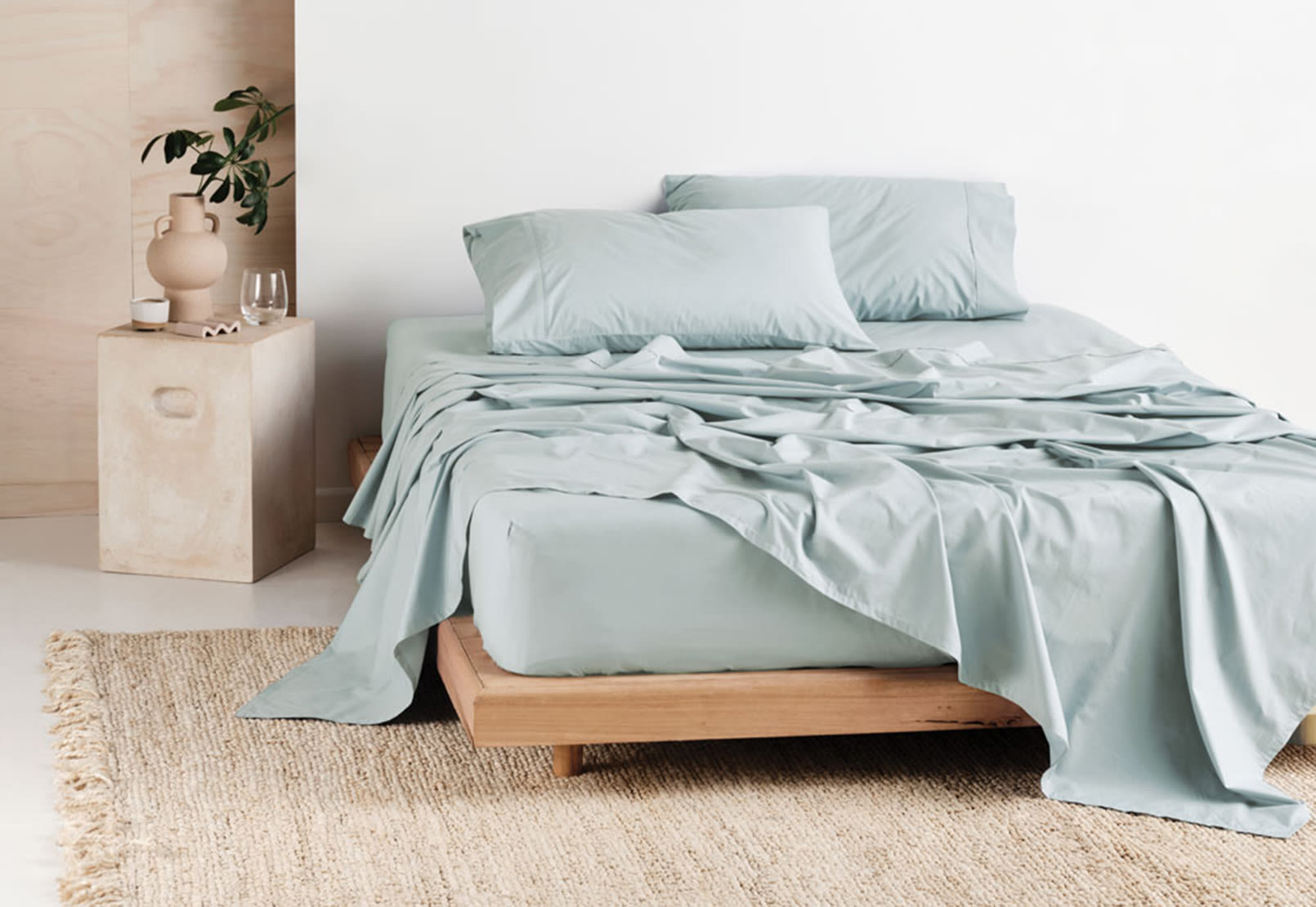 DOUBLE SHEET SET 300 Percale Cotton Sheet Set – image 1 of 4