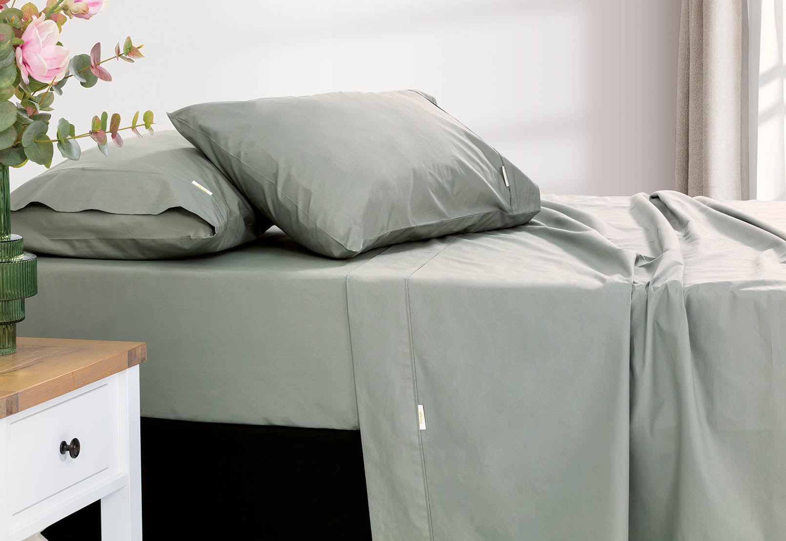 PERAGO HOME Double 300 Percale Sheet Set (4PerCtn) – image 4 of 4