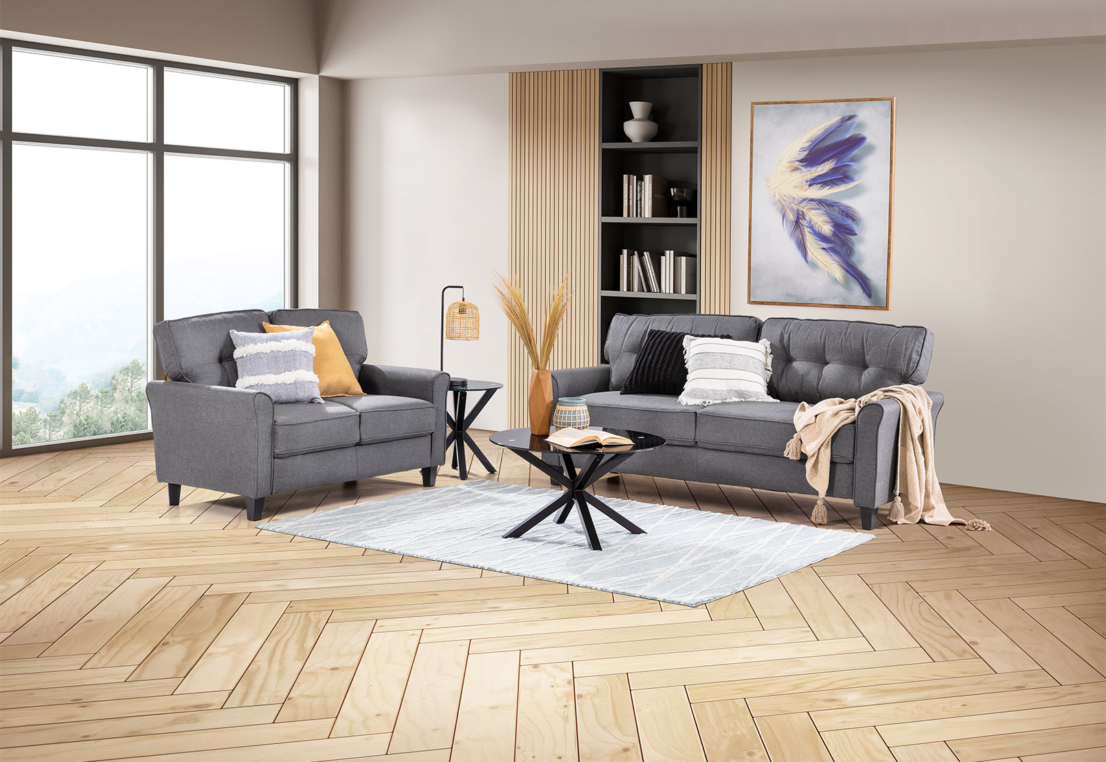 STEVENS 2 Seat Sofa (Fab) – image 8 of 8