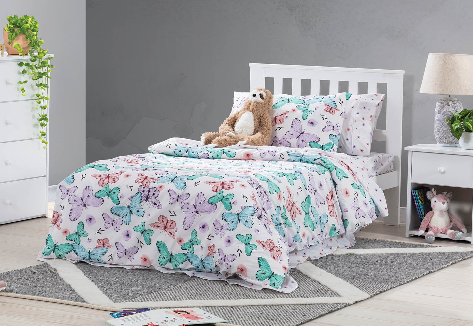 BUTTERFLY DREAMING Single Quilt Cover Set – image 5 of 5