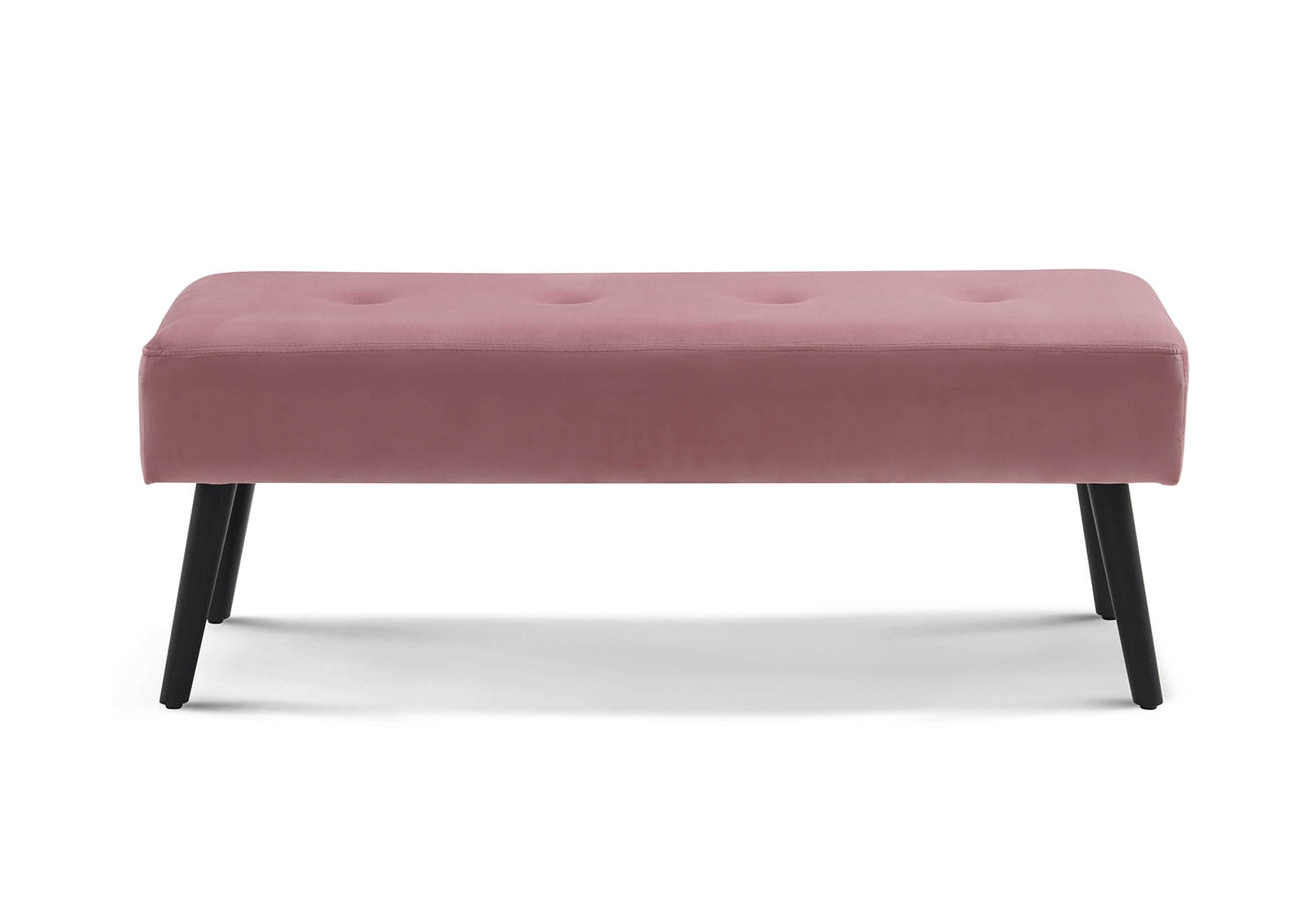 ARBOR Pink Upholstered Bench – image 1 of 4