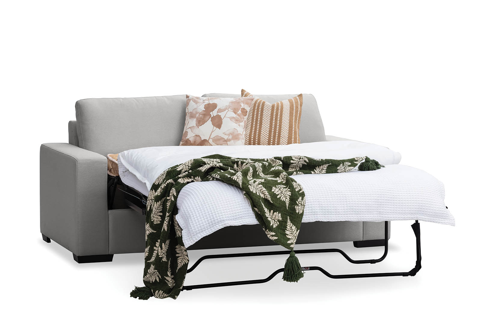 KIRBY Fabric 3 Seat Sofa Bed – image 6 of 8