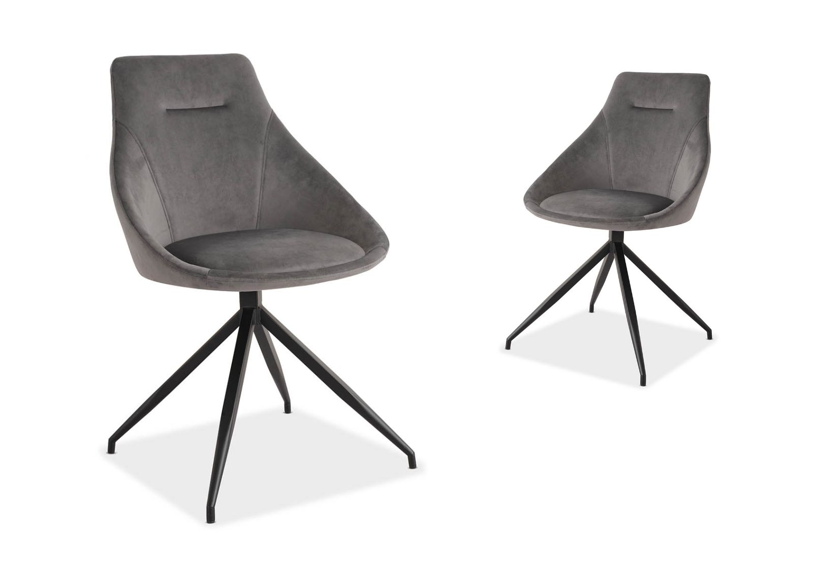 WHIRL Charcoal 2 Dining Chairs – image 1 of 7